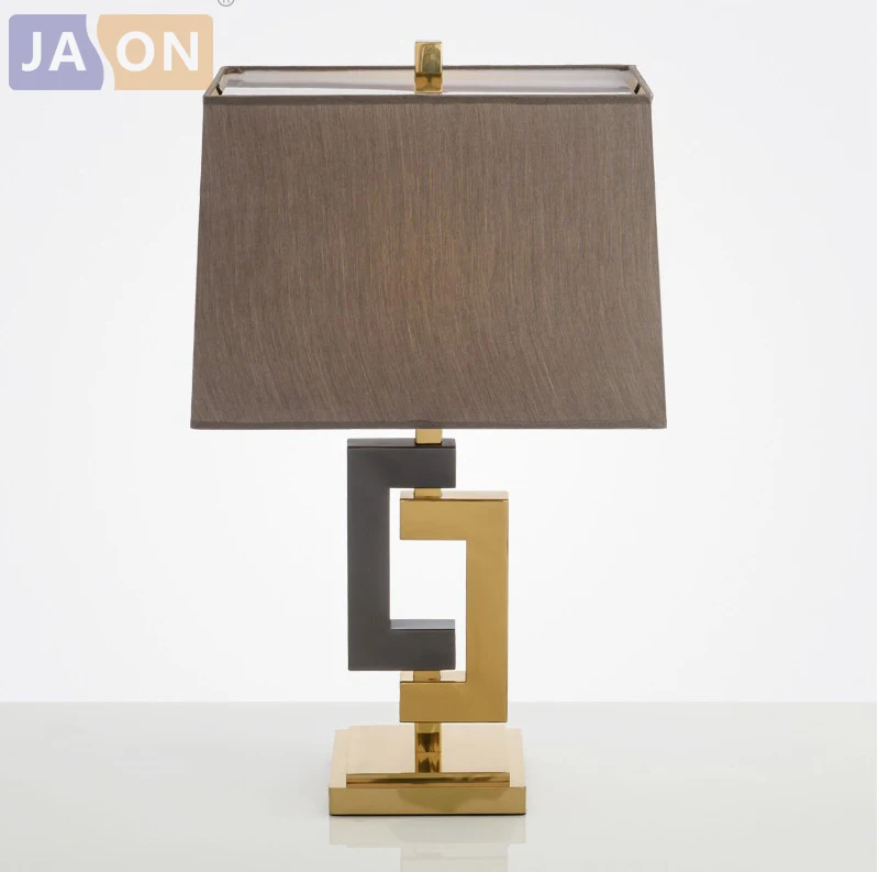 

led e27 Postmodern Iron Fabric Golden Black LED Lamp.LED Light.Table Light.Table Lamp.Desk Lamp.LED Desk Lamp For Bedroom
