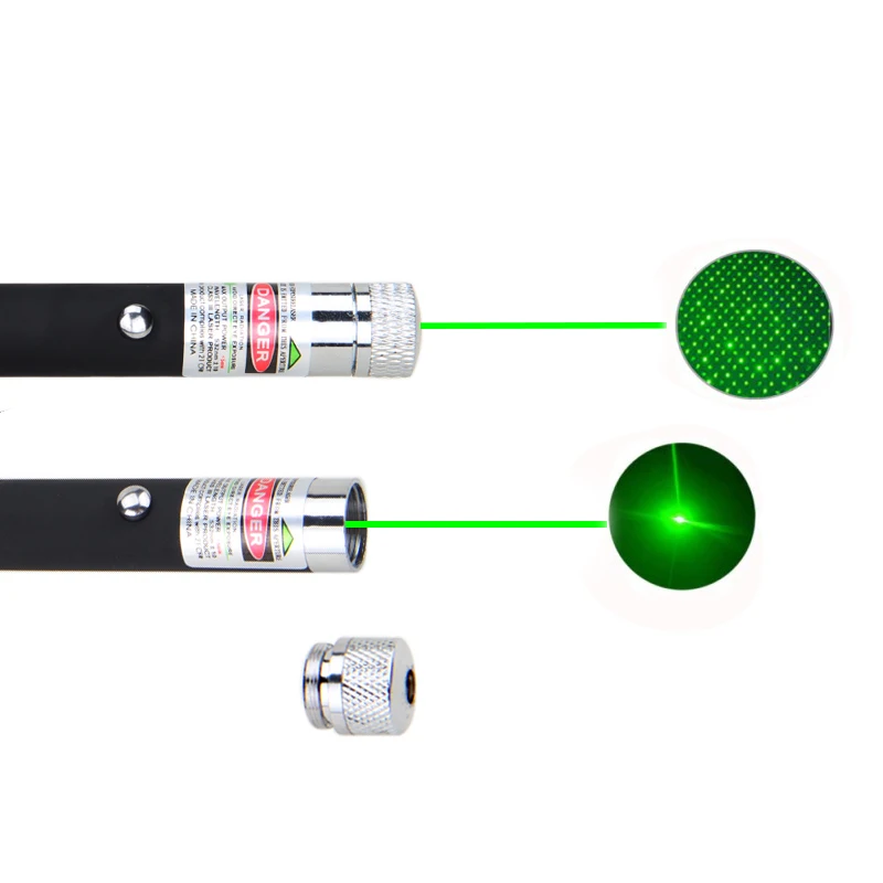 2 в 1 зеленая лазерная указка Dot & Star 532nm для охоты регулируемый фокус Lazer светильник