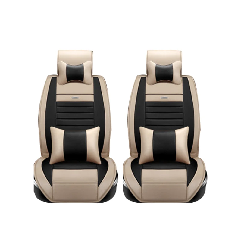 (2 Driver seats) Universal Leather car seat covers For Volkswagen vw