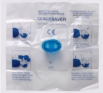 

20 PCS Medical First Aid CPR Resuscitation Mouth Mask Hygiene Emergency Rescue Face Shield Breathing Mask Mouth Breath free ship