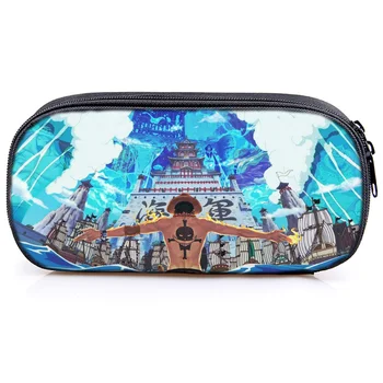 

One Piece Large Capacity Stationery Bag Luffy Ace Children Boys Girls Kids Pencil Bag Fashion High Quality School Supplies Box