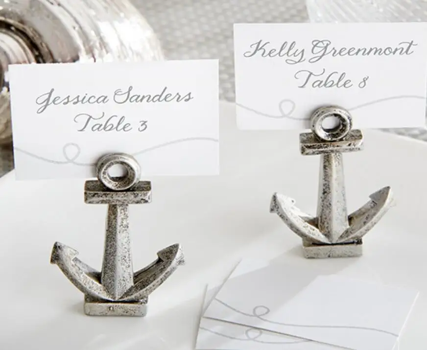 Antique Anchor Place Card Holders Table Decor For Wedding Party Baby
