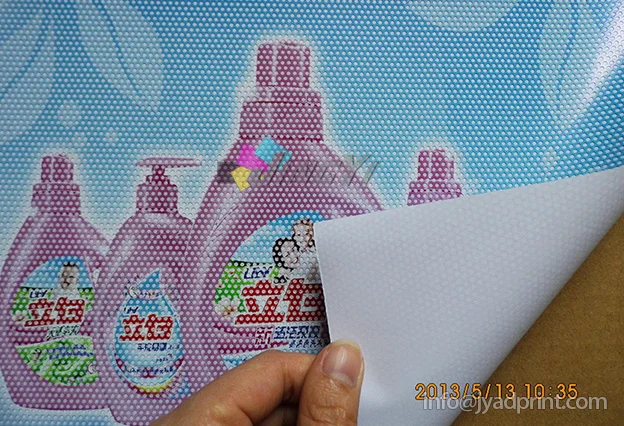 

Custom One Way Vision Sticker And Feather flag printing