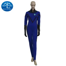 Manluyunxiao anime fantástico 4 invisible woman cosplay señora trajes de disfraces de halloween party dress envío gratis