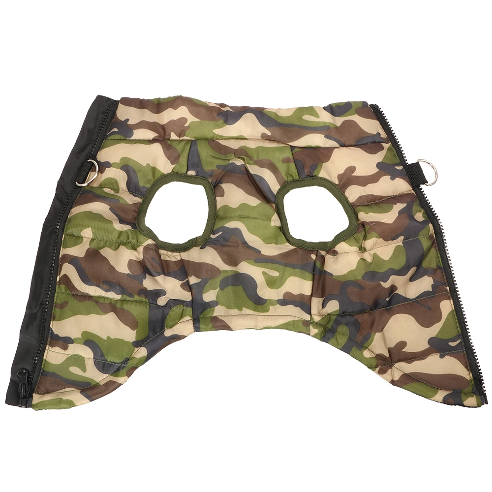 Camouflage Dog Clothes Pet Zipper Coats Jackets Dog Clothes For Small Medium Dogs Chihuahua Warm Winter Spring Costume XS-L Size