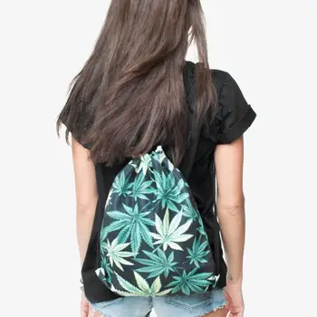 

3D Digital Printing Women/Men Drawstring Shopping Teen Storage Shoulder Backpacks shopping travel bag fashion backpack