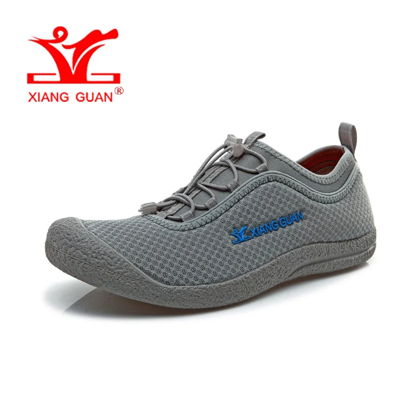 

2019 Men Wading Upstream Shoes Women Summer Fishing Lycra Mesh Beach Aqua Sandals Water Sports Footwear Outdoor Walking Sneakers