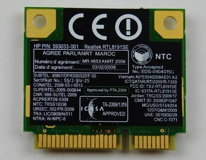 Hp G62-225dx Laptop Wireless Wifi Card W/ 593034-001 P/n Pc - AliExpress
