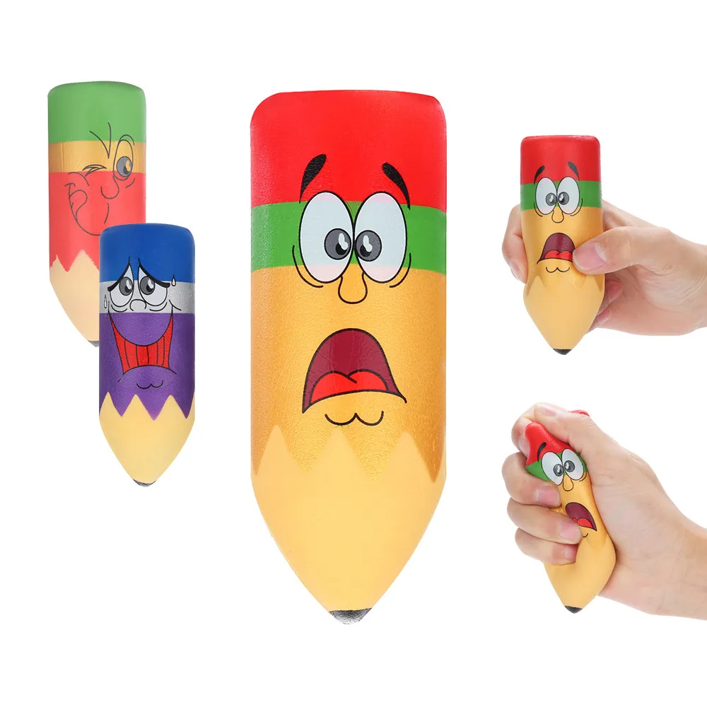 

Funny Stress Reliever Scented Super Slow Rising Kids Toys Squeeze Toys Cute Pencil Squish Antistress Toys #K3