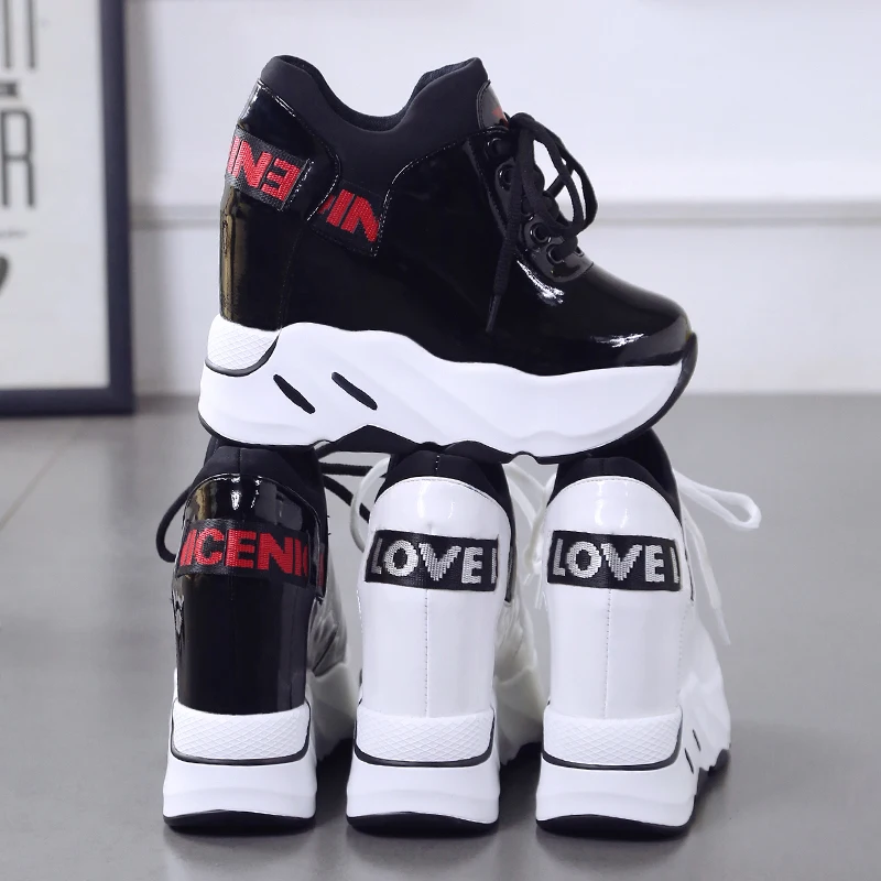 Women Platform Shoes Wedge Heels 12 CM Casual Sneakers women shoes casual sneakers women sneakers