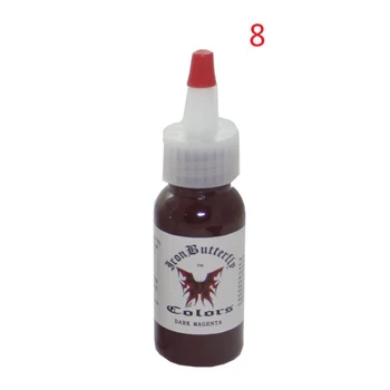 

DARK MAGENTA colors tattoo ink kit bottle 30ml(1OZ) permanent makeup ink cosmetic paint set 5pcs/lot