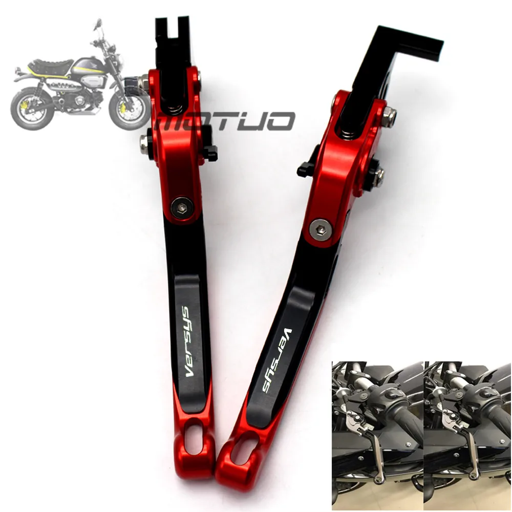 

For Kawasaki VERSYS (650cc) 2009 2010 2011 2012 2013 2014 Laser Logo(Versys) Green+Titanium CNC Motorcycle Brake Clutch Levers