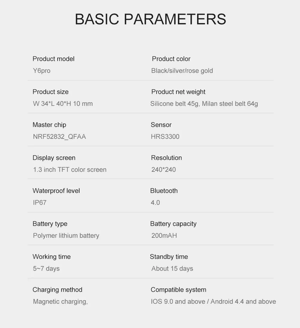 Y6 Pro смарт-браслет с поддержкой сердечного ритма, кровяного давления, кислородный монитор, Водонепроницаемый Фитнес-трекер, умный Браслет, умные часы