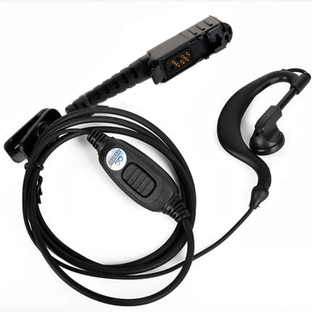 Earpiece Mic Headset for Motorola XIR P6600 6620 MTP3100 3150 3250 E8608 Radio Walkie Talkie  (1)