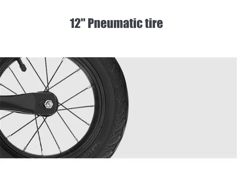 Cheap New Push Balance Bike Kids Riding Bicycle Ages 2-6 No-Pedal Learn To Ride Banana Pre Bike With Aluminum Body Pneumatic Tire 9