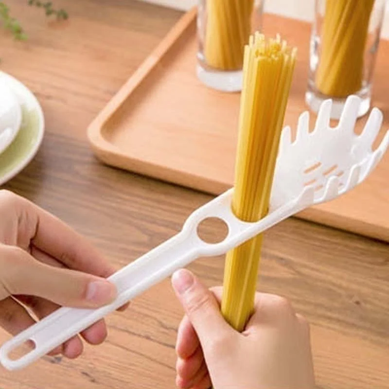 Fashion Spoon White Spaghetti Tool Fork Utensils Kitchen Pasta Noodles Plastic Cooking Fashion Spoon White Spaghetti Tool Fork Utensils Kitchen Pasta Noodles Plastic Cooking