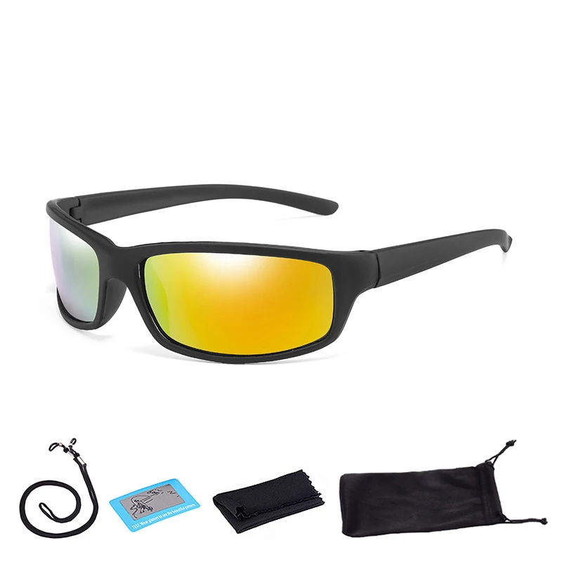 Новинка, женские мужские поляризованные солнцезащитные очки для рыбалки, спортивные очки для рыбалки на открытом воздухе, очки для велоспорта, пешего туризма, альпинизма - Цвет: F03 with Bag