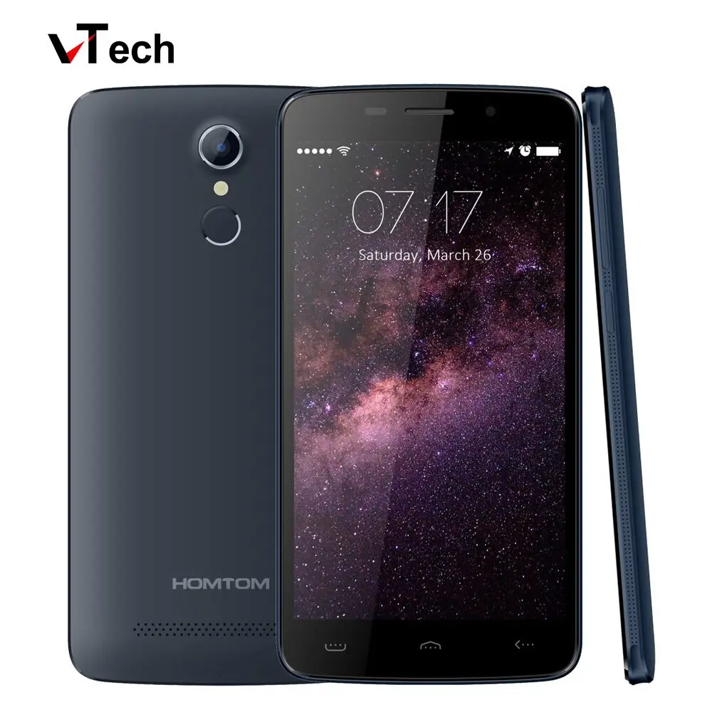Free Gift HOMTOM HT17 8GB Touch ID LTE 4G 5 5 Android 6 0 MT6737 QuadCore