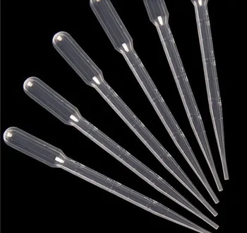 

New 100Pcs/Pack Plastic Disposable 1ml/2ml/3ml Graduated Transfer Pipettes Eye Dropper Set