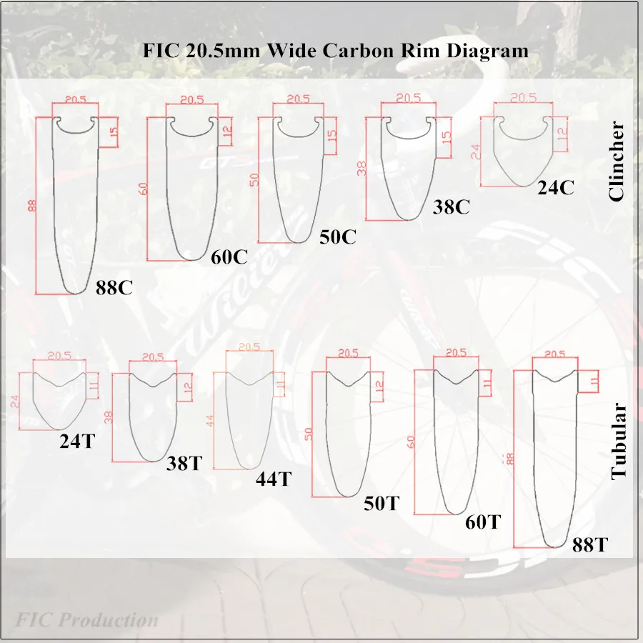 Best FIC bicycle wheel 24mm 38mm 50mm 88mm carbon clincher wheels with Novatec 271-372 hub powerway R23 tubular carbon road wheelset 3 Best FIC bicycle wheel 24mm 38mm 50mm 88mm carbon clincher wheels with Novatec 271-372 hub powerway R23 tubular carbon road wheelset 3