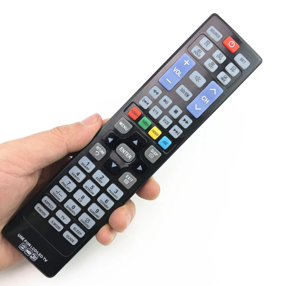 

UNIVERSAL TV Remote control Russian Spanish for s7 s8 s9 h-lcd2202gcova1028sj rc2465 hof12e148gpd5 hof12b441gpd11 rm-611 rc-2603
