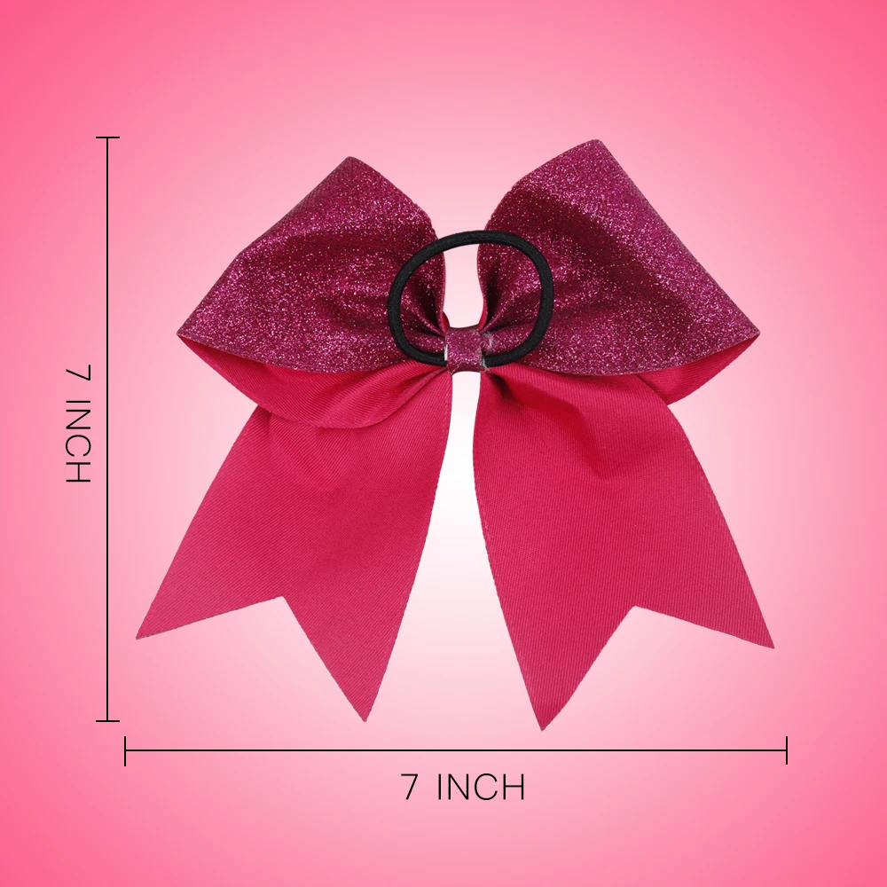 7 ''بلينغ الوردي بريق يهتف القوس سرطان الثدي الشعر الانحناء للفتيات نأمل شعار التشجيع القوس مع مرونة الشعر حبل أغطية الرأس 7 ''بلينغ الوردي بريق يهتف القوس سرطان الثدي الشعر الانحناء للفتيات نأمل شعار التشجيع القوس مع مرونة الشعر حبل أغطية الرأس