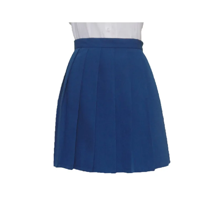 Плиссированная юбка с высокой талией для японских женщин, студенток, девочек, короткие юбки, школьная форма, женская черная, белая, темно-синяя, желтая
