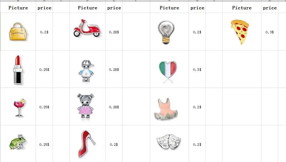 

The link for Nina Vlahova charms model fee each desgin 30$ total 11 designs