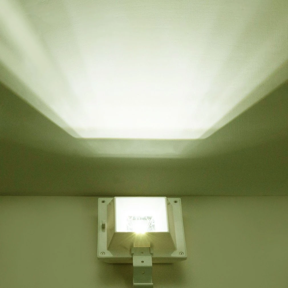 Waterproof 6 LED Solar Light Security Roof Gutter Lamp Garden Yard Outdoor Sensor Wall Lamp Emergency Lighting White/Warm white