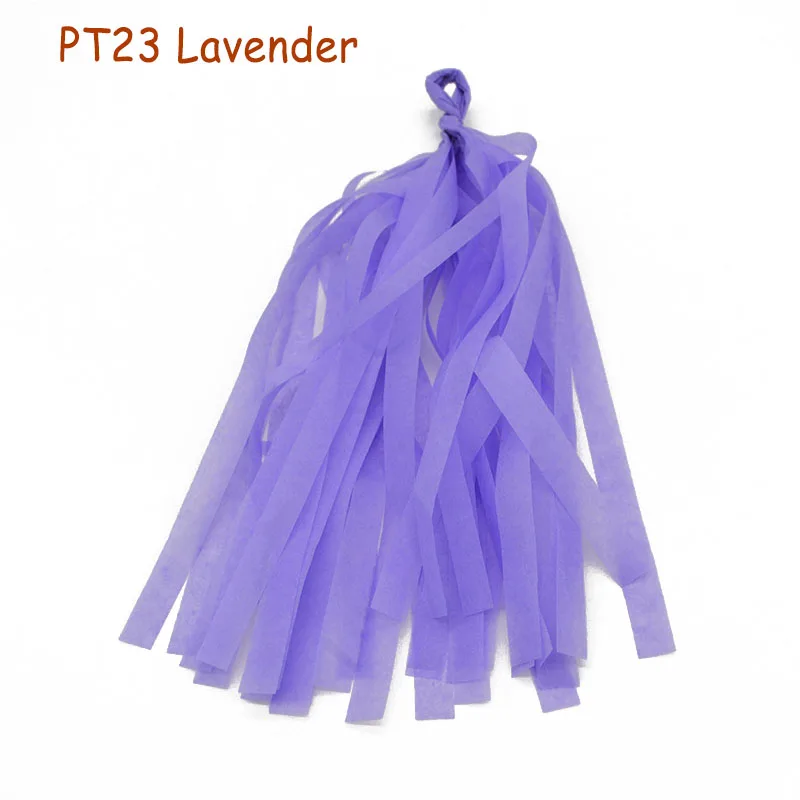5 листов 12*35 см гирлянда из папиросной бумаги с кистями вечерние кисточки DIY свадебный фон со стулом украшение стола - Цвет: lavender
