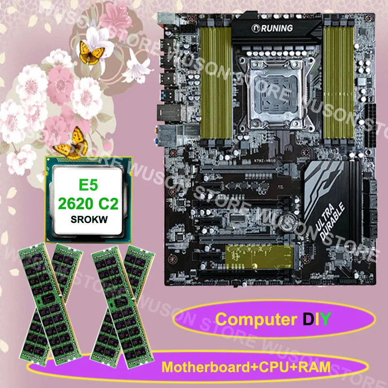 Компьютерное аппаратное обеспечение Runing X79 материнская плата Процессор Intel Xeon E5