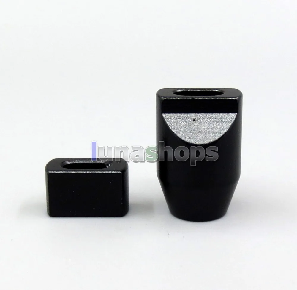 LN006277 Full Metal Headphone Audio Y Splitter Adapter For Pure Silver Flat DIY Custom Cable Dia 3mm 6mm 2 8mm 5 8mm