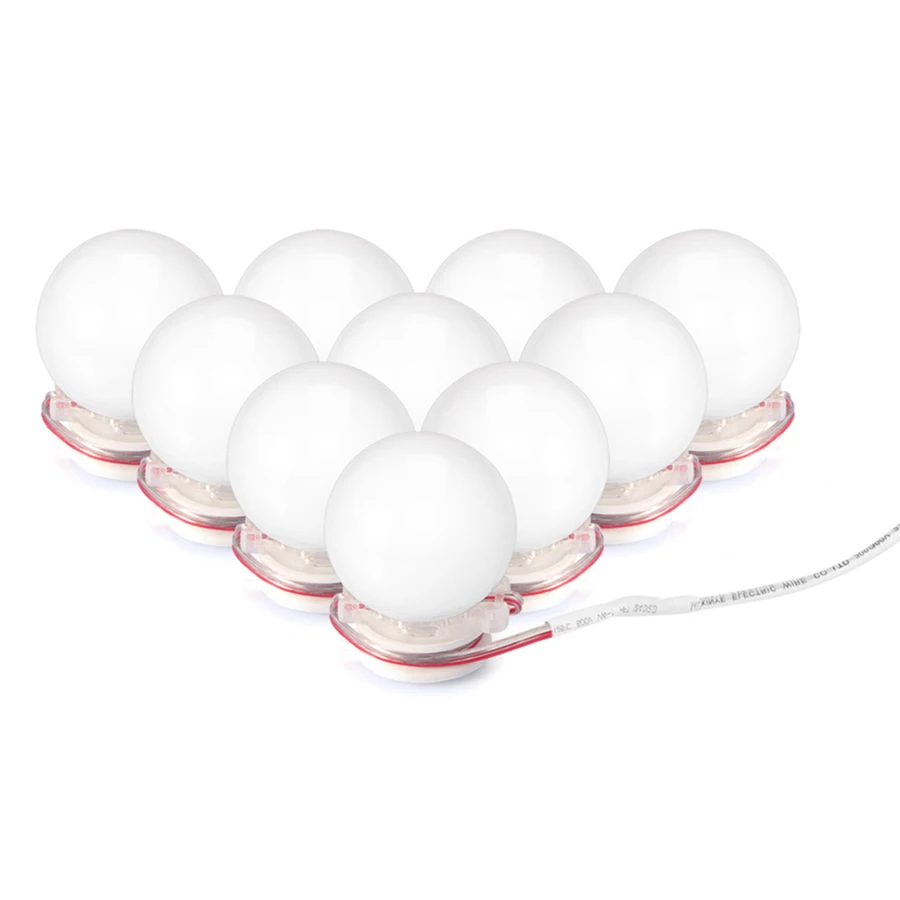 

LED Wall Lamp Makeup Mirror Vanity LED Mirror Light Bulbs Kit for Home Bedroom Bathroom Dressing Table with Dimmer NO Mirror