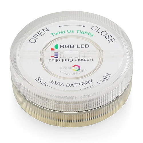 Waterproof 10 LED Submersible Remote Control Light for Vase Wedding Fish Tank (4)