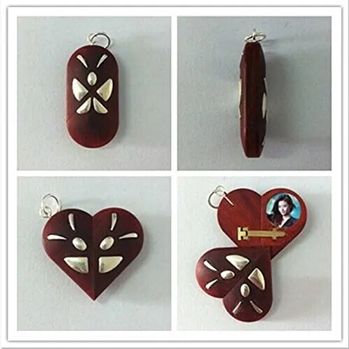 

The Illusionist Locket Butterfly Pendant Magic Butterfly Trick Heart 999 Silver Necklaces Christmas Valentine's Day Gift Angel