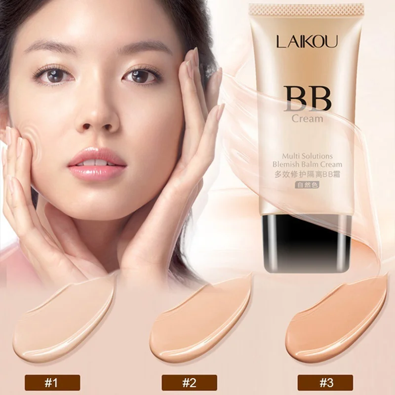 

LAIKOU BB Cream Base Matte 50g Makeup Sun Block Long Lasting Moisturizing Perfect Cover Face Foundation Korean Cosmetics TSLM1