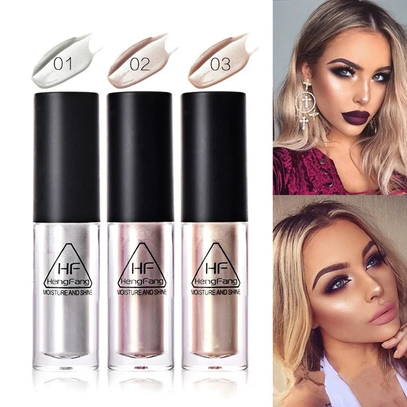 Gold Highlighter for Cosmetic Face Contour Brightener Glow Shimmer