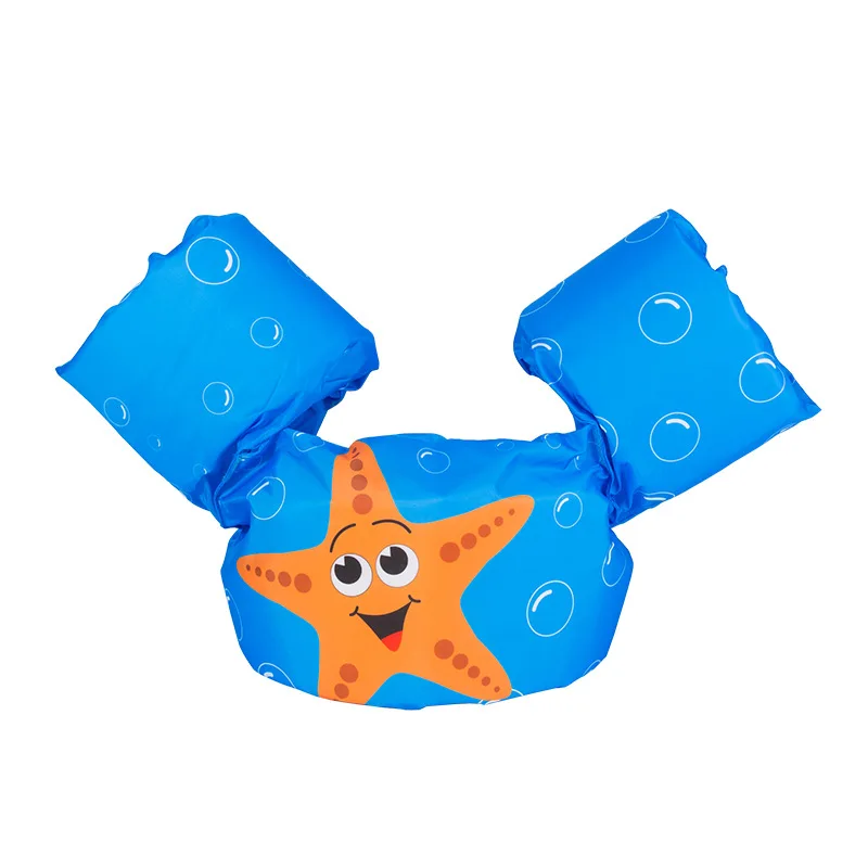 Новые детские спасательные жилеты плавучий жилет Детская плавающая одежда для плавания спасательный круг из пены для рук детские игрушки - Цвет: blue