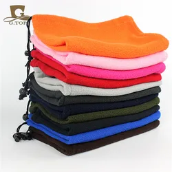 10 PCS Cold weather Reversible polar  Fleece Winter Neck Gaite Warmer 3 in 1 ajustable beanie
