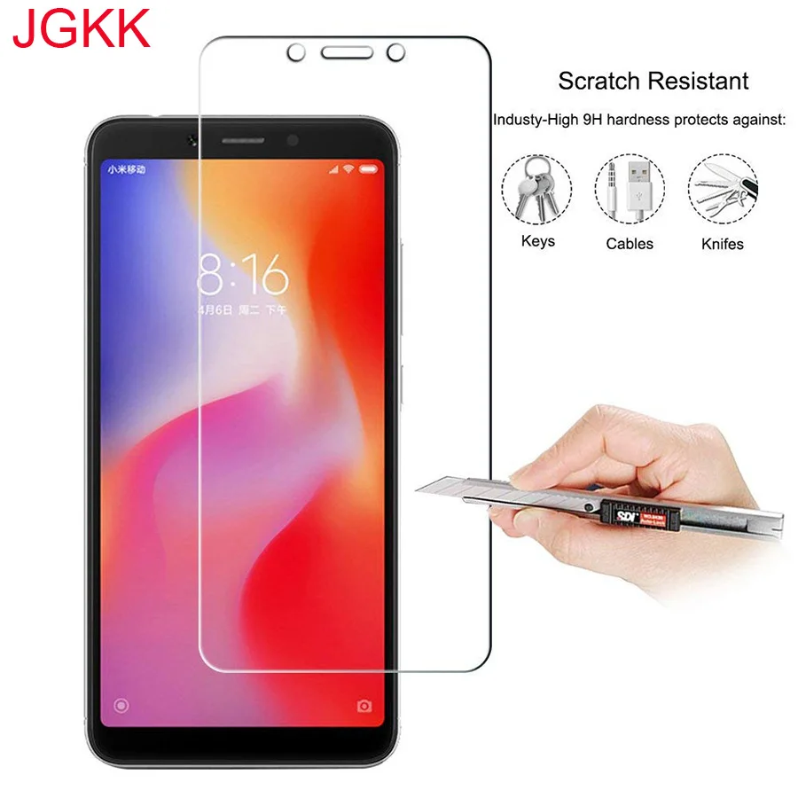 

JGKK Protective Glass On Redmi 6 6A 7 Tempered Safety Glass For Xiaomi Redmi Note 7 Redmi Note 7pro Redmi 7 Screen Protector