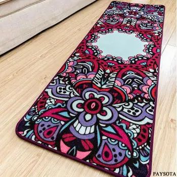 

PAYSOTA Creative National Style Carpet Bed Kitchen Rug Before Bed Skid Strip Mat