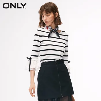 

ONLY Women's autumn new lace stitching lace sweater | 118324562