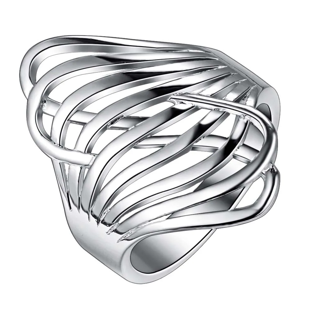 

stereo inflated Wholesale 925 jewelry silver plated ring ,fashion jewelry Ring for Women, /UQCPDCIR TJVUVWYC