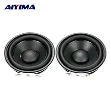 AIYIMA 2 шт. 2 дюйма 52 мм мини аудио портативный динамик s 16Core 3 Вт 4Ohm энтузиаст DIY Неодимовый магнитный HiFi полный спектр динамик