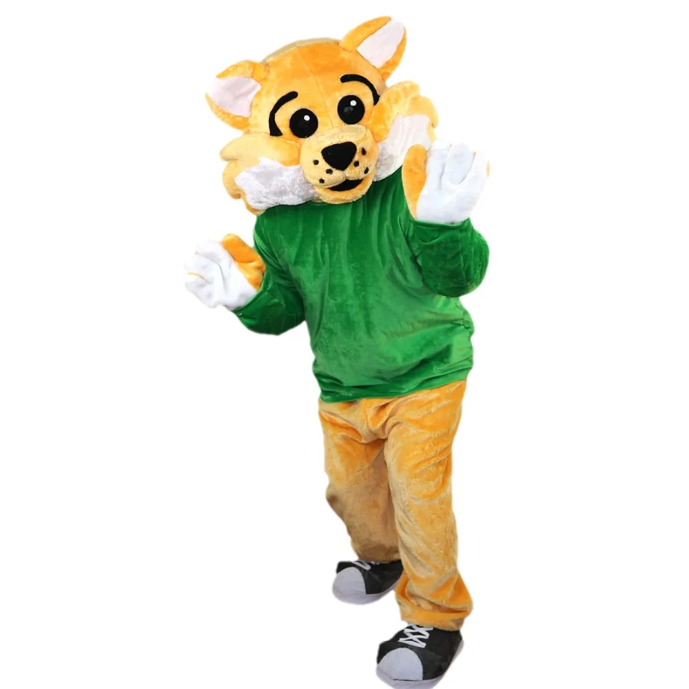 

Hot Sale Sports wild cat Mascot Costume Adult Size Halloween Outfit Fancy Dress Suit Free Shipping2019New