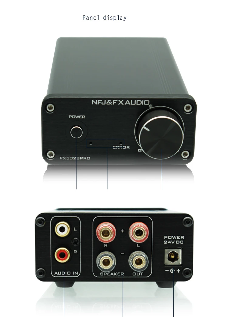 Цифровой Интегрированный стереоусилитель FX-Audio FX502SPRO TPA3250 цифровой усилитель класса D HiFi стерео аудио усилитель высокой мощности