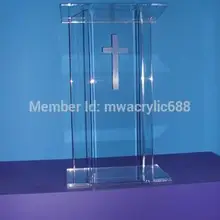 Акриловый lectern Красивая изысканность разумная цена кисти для макияжа кафедра для выступлений Lectern акриловый Подиум