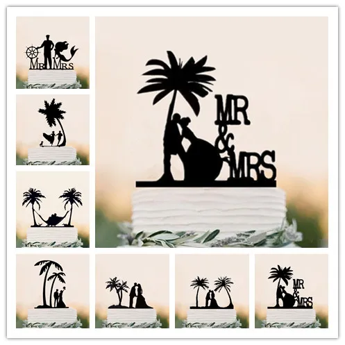 Strand Thema Hochzeit Dekoration Meerjungfrau Und Kapitan Braut