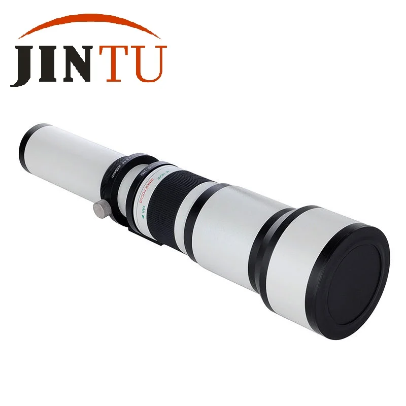 JINTU 650-1300 мм f/8-16 дальний телеобъектив зум+ сумка для переноски камеры NIKON DSLR D5500 D5300 D5200 D800 D4 D90 DF