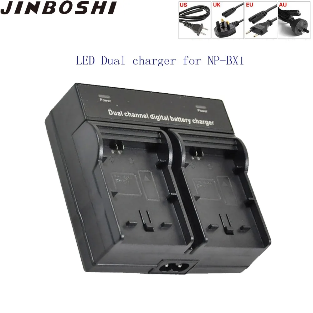 Горячая 1 шт. NP BX1 двойное светодиодное зарядное устройство для Sony NPBX1 батарея RX100